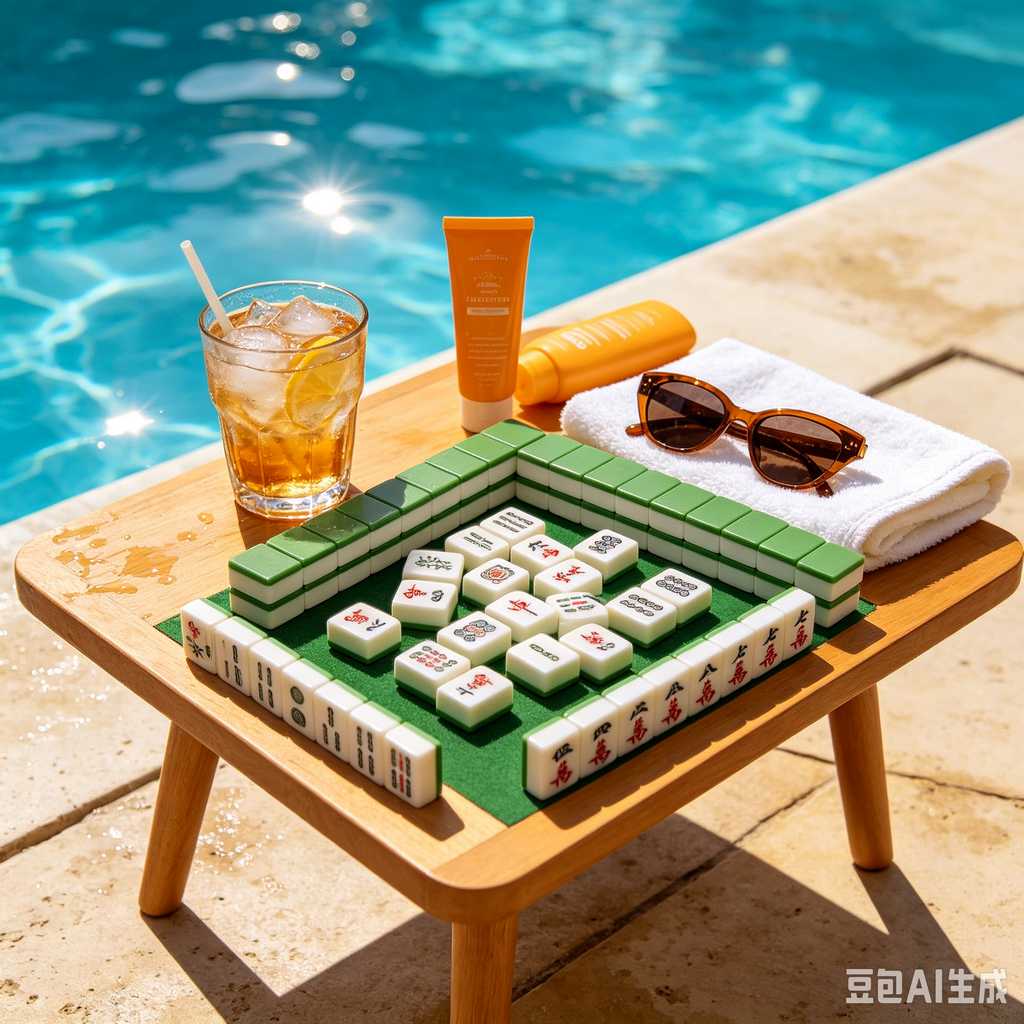 vacation mahjong set